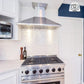 ZLINE Convertible Vent Wall Mount Range Hood in Stainless Steel with Crown Molding (KL2CRN) real customer photo.