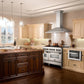 ZLINE Convertible Vent Wall Mount Range Hood in Stainless Steel with Crown Molding (KL2CRN) 
