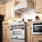ZLINE Wooden Wall Mount Range Hood in Cottage White (321TT) 