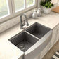 ZLINE Dali Kitchen Faucet in Gun Metal (DAL-KF-GM)