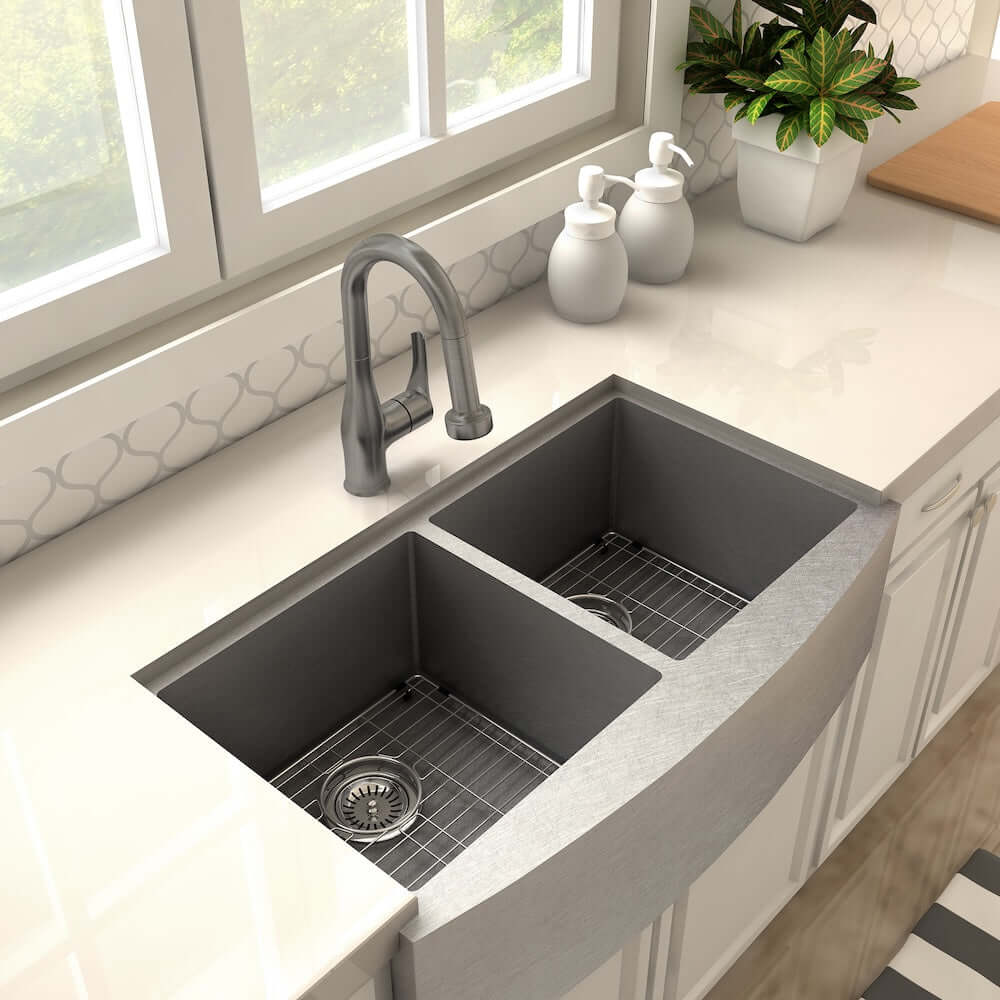 ZLINE Dali Kitchen Faucet in Gun Metal (DAL-KF-GM)