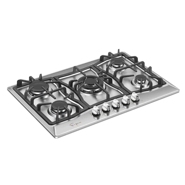 Empava 30 in. 5 Burner Built-in Gas Stove Cooktop in Stainless Steel (30GC21)