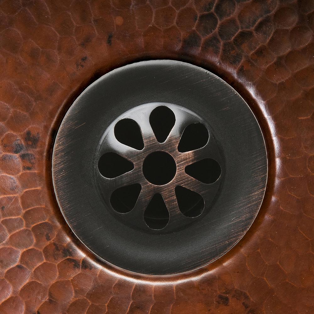 Premier Copper 1.5 in. Non-Overflow Grid Bathroom Sink Drain in Oil Rubbed Bronze