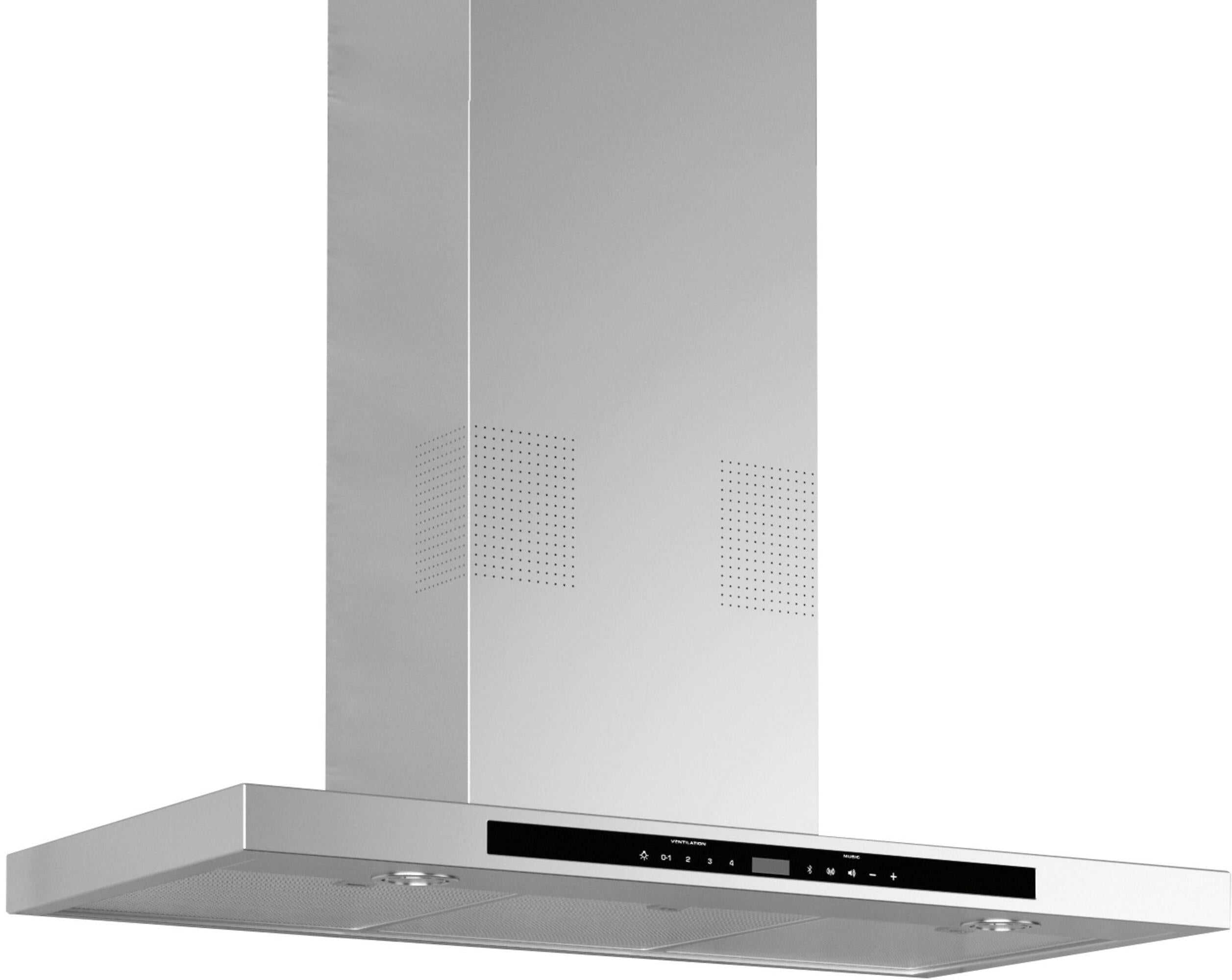 Forté 36 in. 600CFM Wall Mount Range Hood with i-Hood Bluetooth Music Player in Stainless Steel