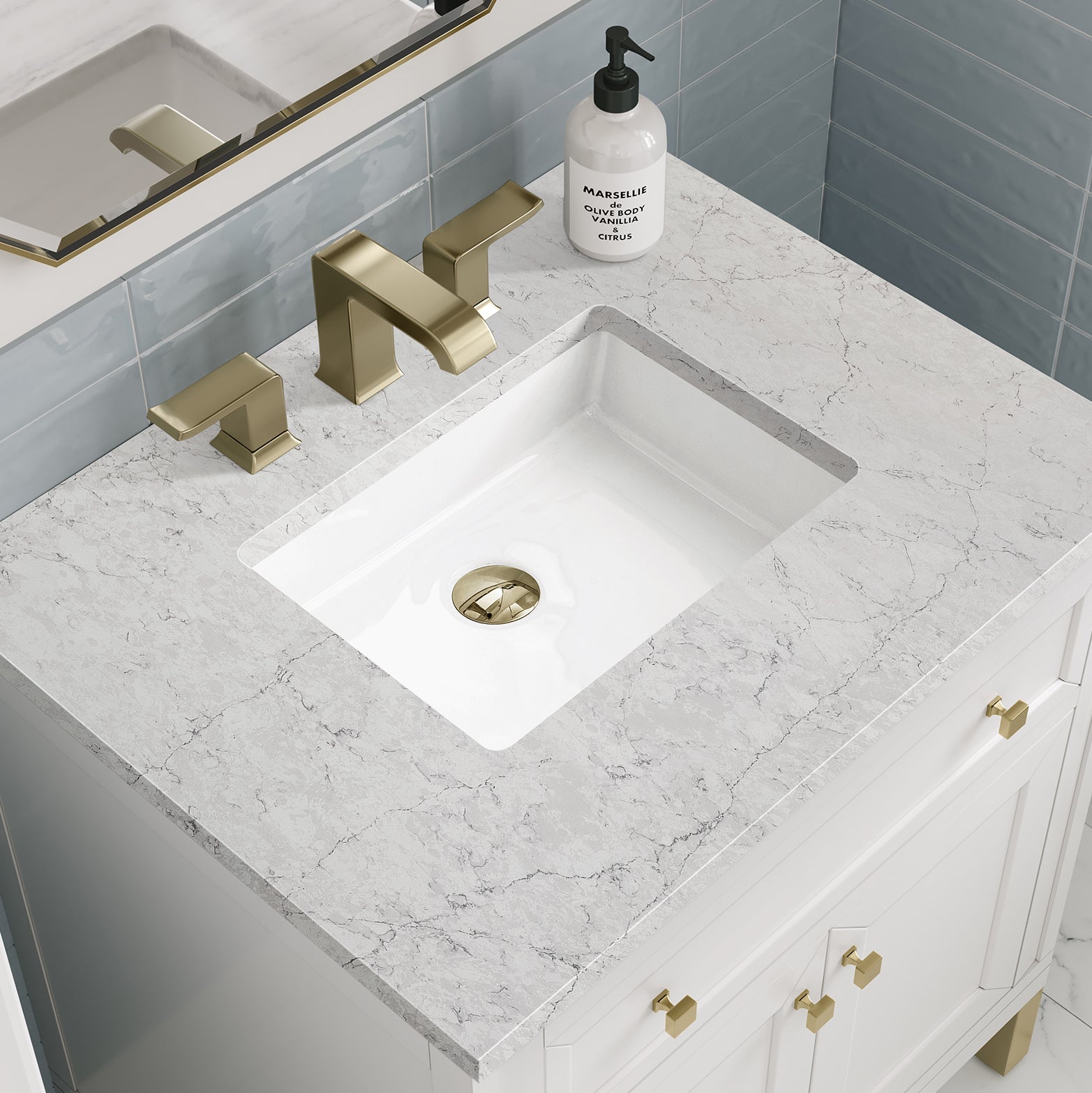 James Martin Vanities Chicago Collection 30 in. Single Vanity in Glossy White with Countertop Options