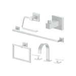 ZLINE Bliss Bathroom Package with Faucet, Towel Rail, Hook, Ring and Toilet Paper Holder in Chrome