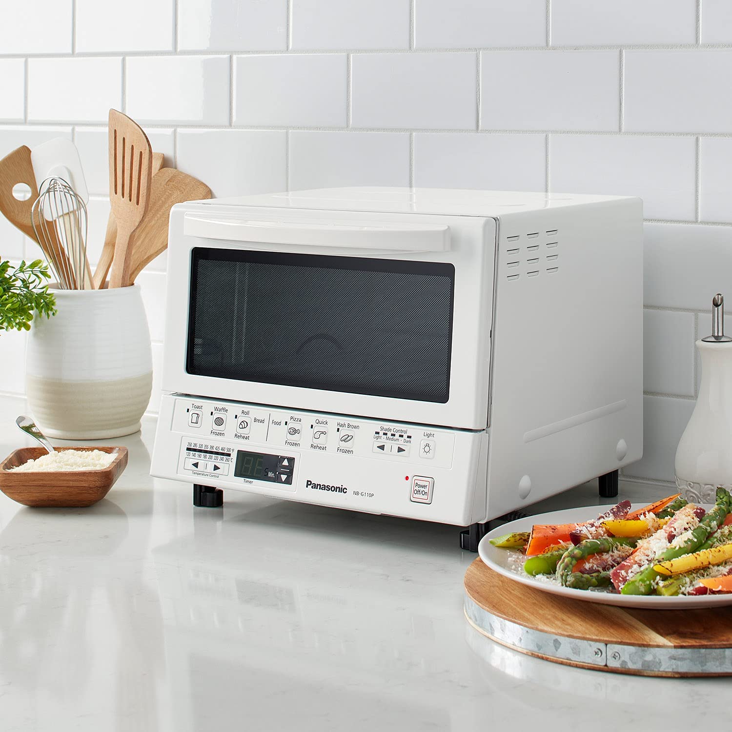 Panasonic FlashXpress Toaster Oven in White (NB-G110PW)