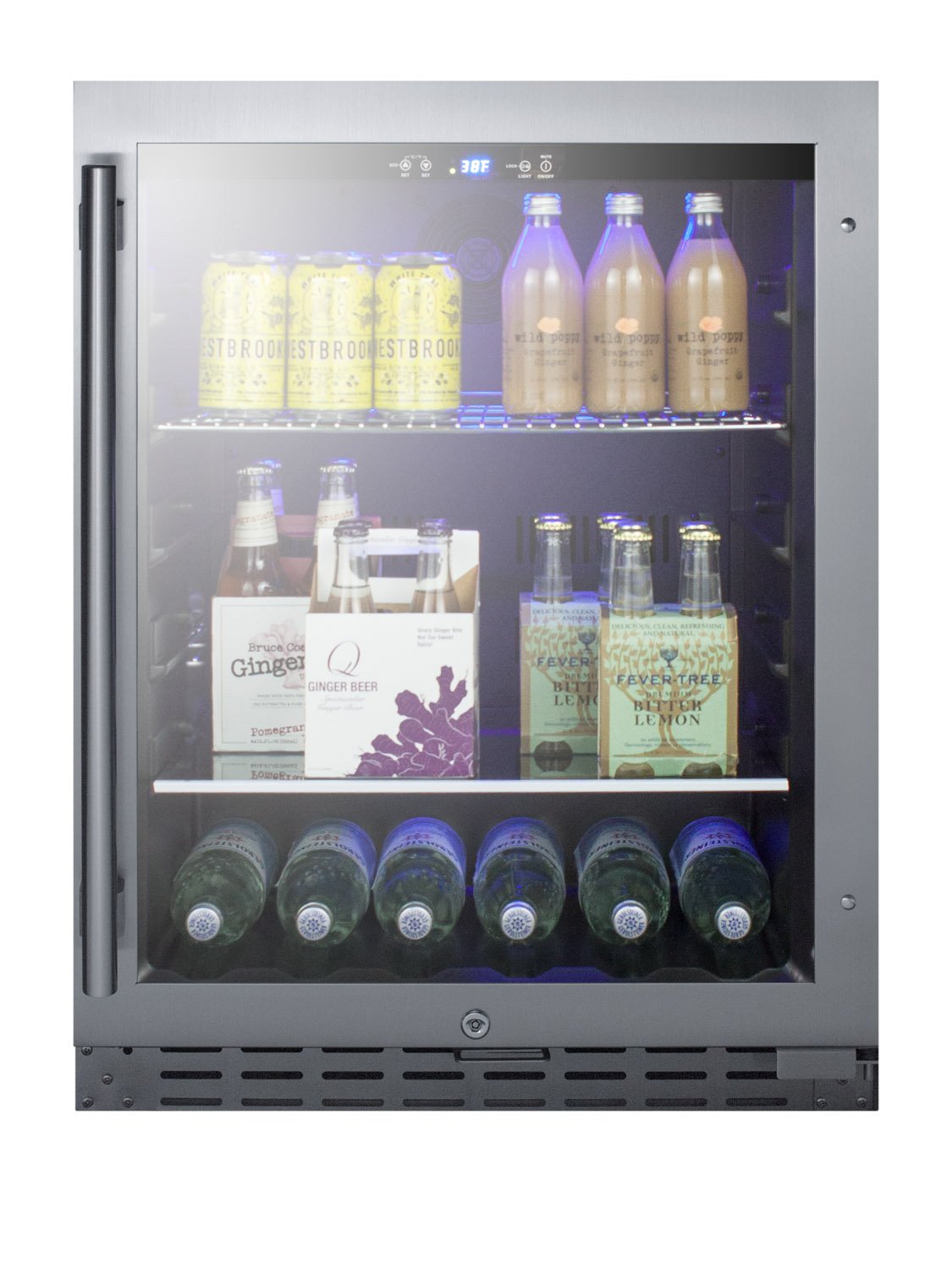 SUMMIT 24" Wide Built-In Beverage Cooler, ADA Compliant