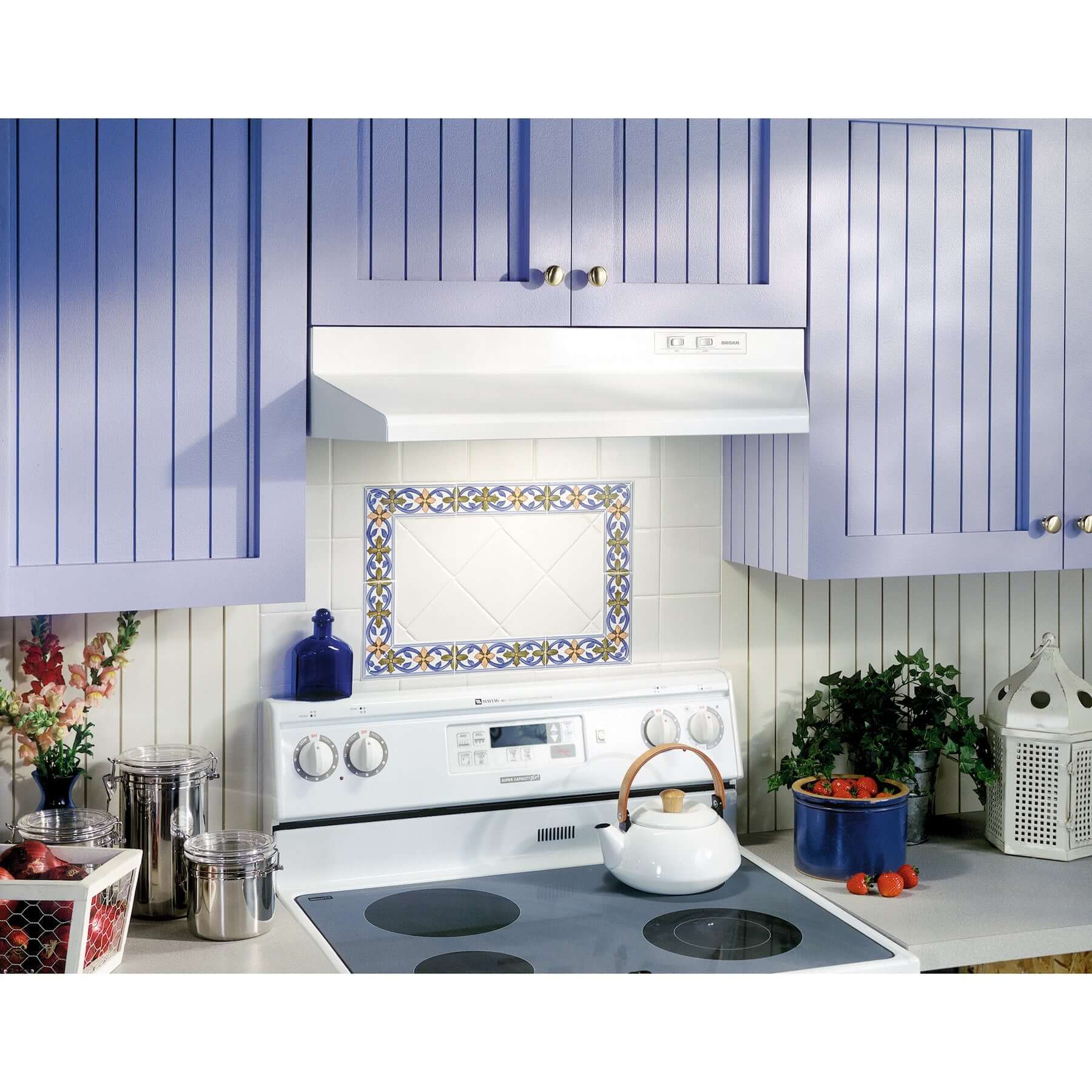 Broan-NuTone, LLC 40000 Series 30-In. Under-Cabinet Range Hood with Light in Monochromatic White (403001)