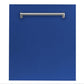 ZLINE 24 in. Dishwasher Panel with Traditional Handle (DP-H-24) Blue Matte