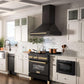 ZLINE Autograph Edition 36 in. Black Stainless Steel Range Hood with Handle (BS655Z-36) 
