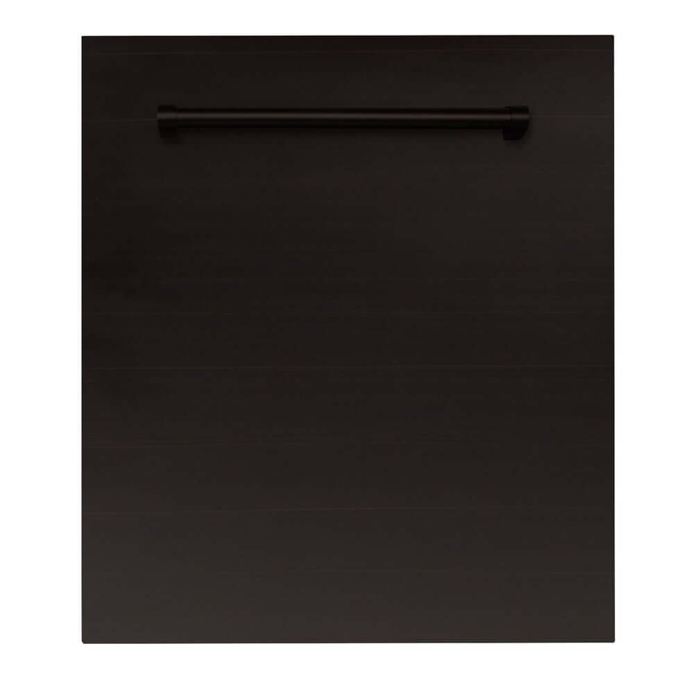 ZLINE 24 in. Dishwasher Panel with Traditional Handle (DP-H-24) Oil Rubbed Bronze