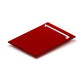 ZLINE 18 in. Tall Tub Dishwasher Panel with Traditional Handle (DPV-18) Red Gloss