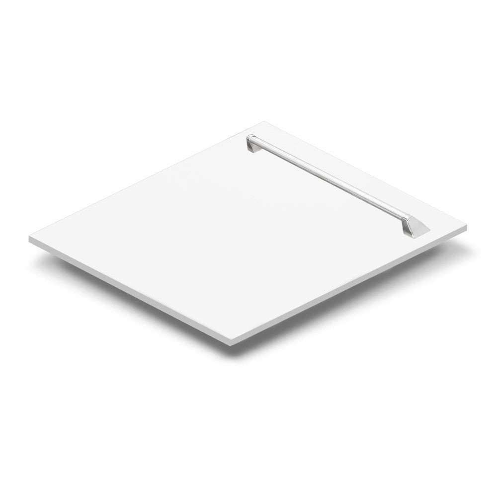 ZLINE 24 in. Tall Tub Dishwasher Panel with Traditional Handle (DPV-24) White Matte