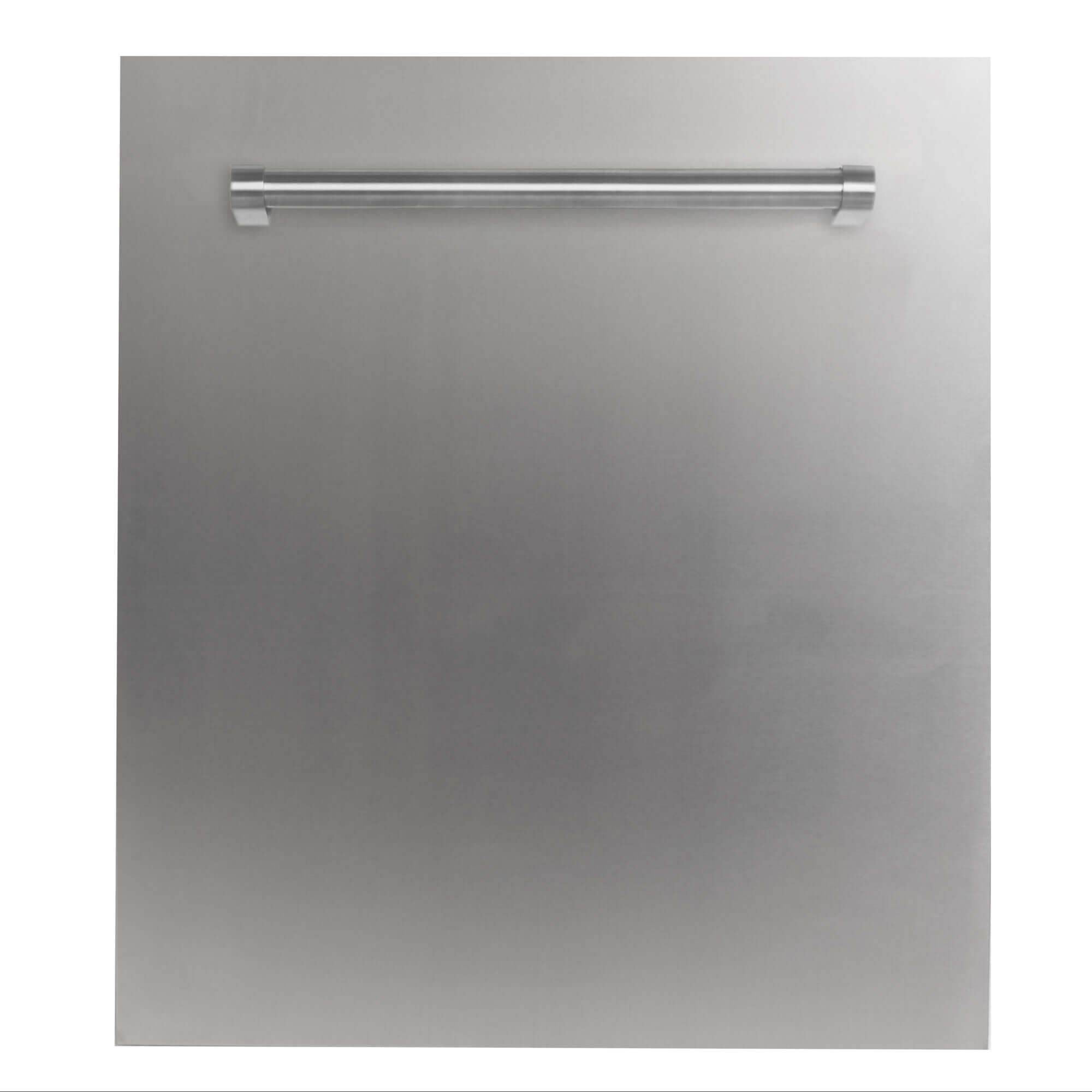 ZLINE 24 in. Dishwasher Panel in Stainless Steel with Traditional Handle