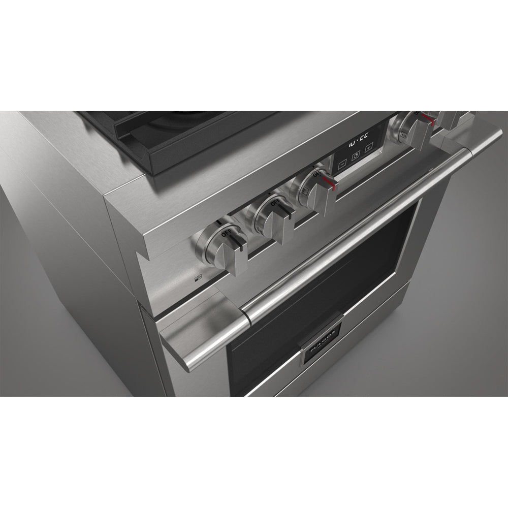 Fulgor Milano 30 in. 400 Series Accento All Gas Range in Stainless Steel (F4PGR304S2)