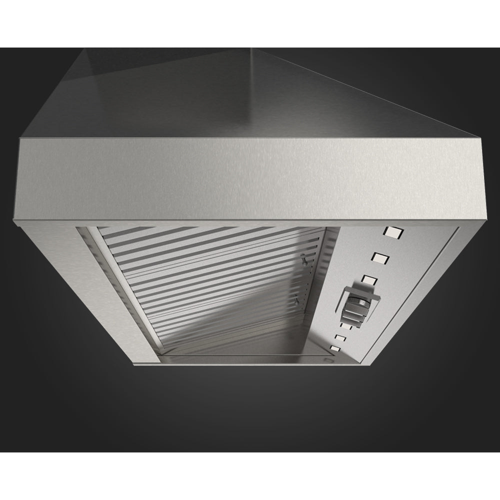 Fulgor Milano 48 in. 1000 CFM Professional Wall Mount Range Hood in Stainless Steel (F6PC48DS1)