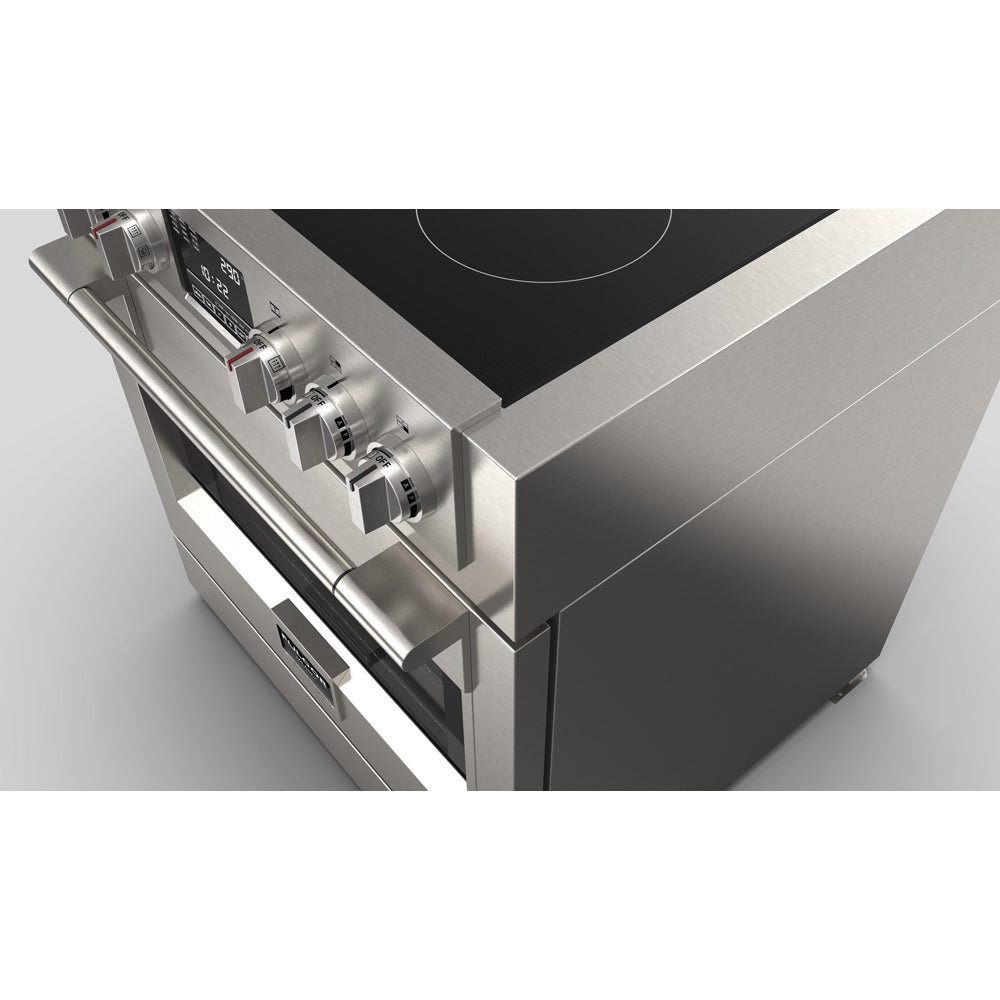 Fulgor Milano 30 in. 600 Series All Electric Induction Range in Stainless Steel (F6PIR304S1)