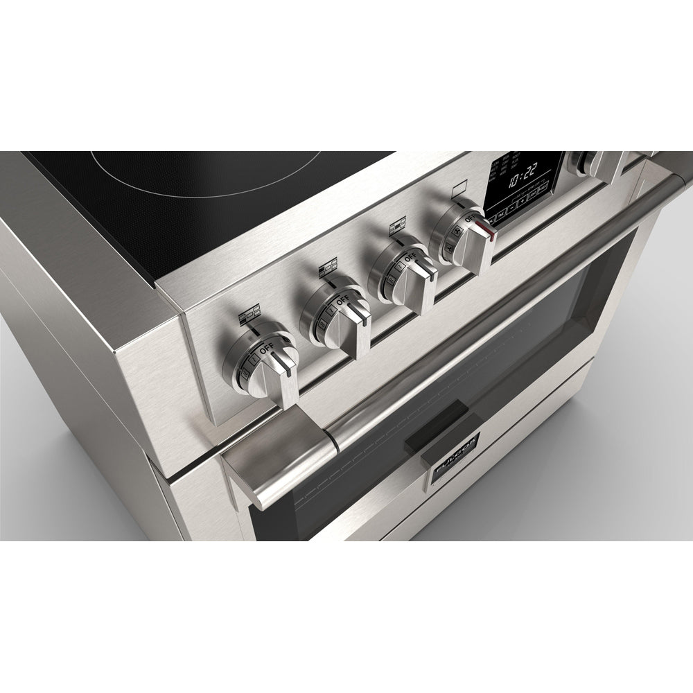 Fulgor Milano 36 in. 600 Series All Electric Induction Range in Stainless Steel (F6PIR365S1)
