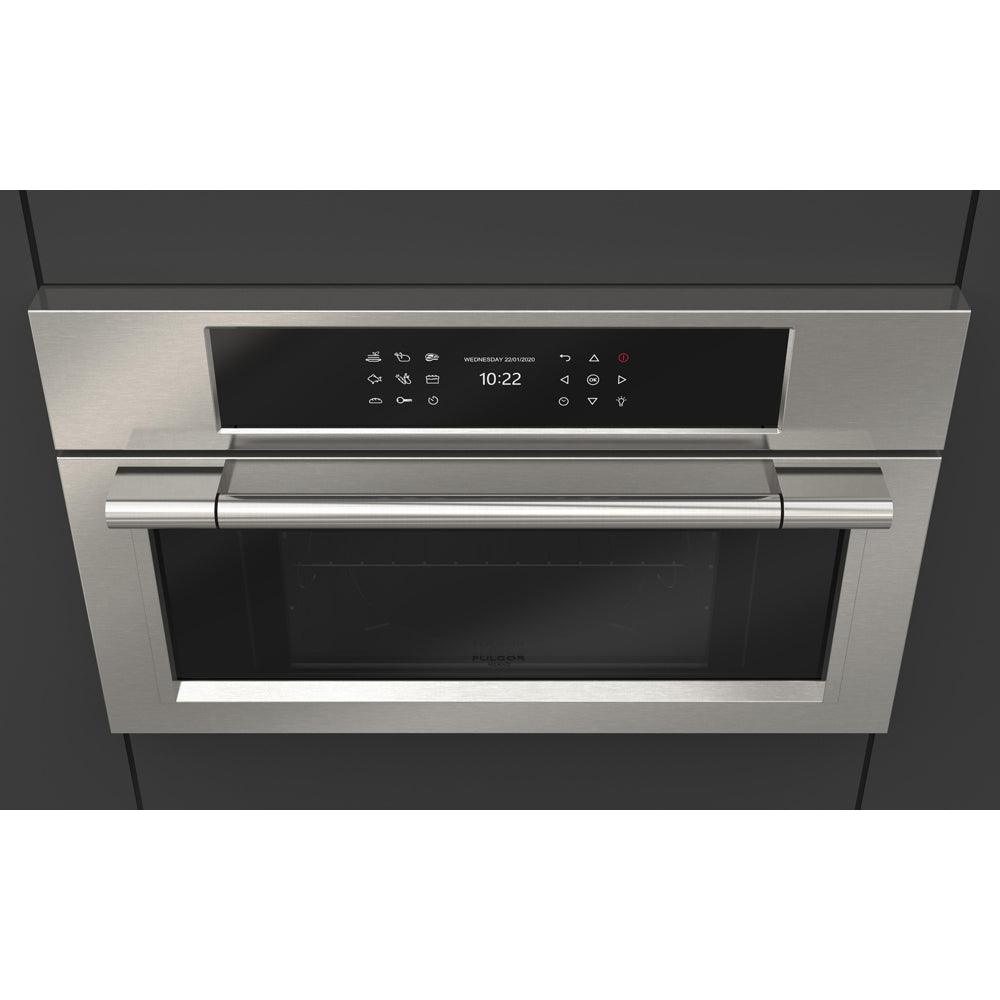 Fulgor Milano 30 in. 600 Series Pro 3-in-1 Steam Multi-Level Cooking Oven with Steam, Convection, and Combi-Steam (F6PSCO30S1)