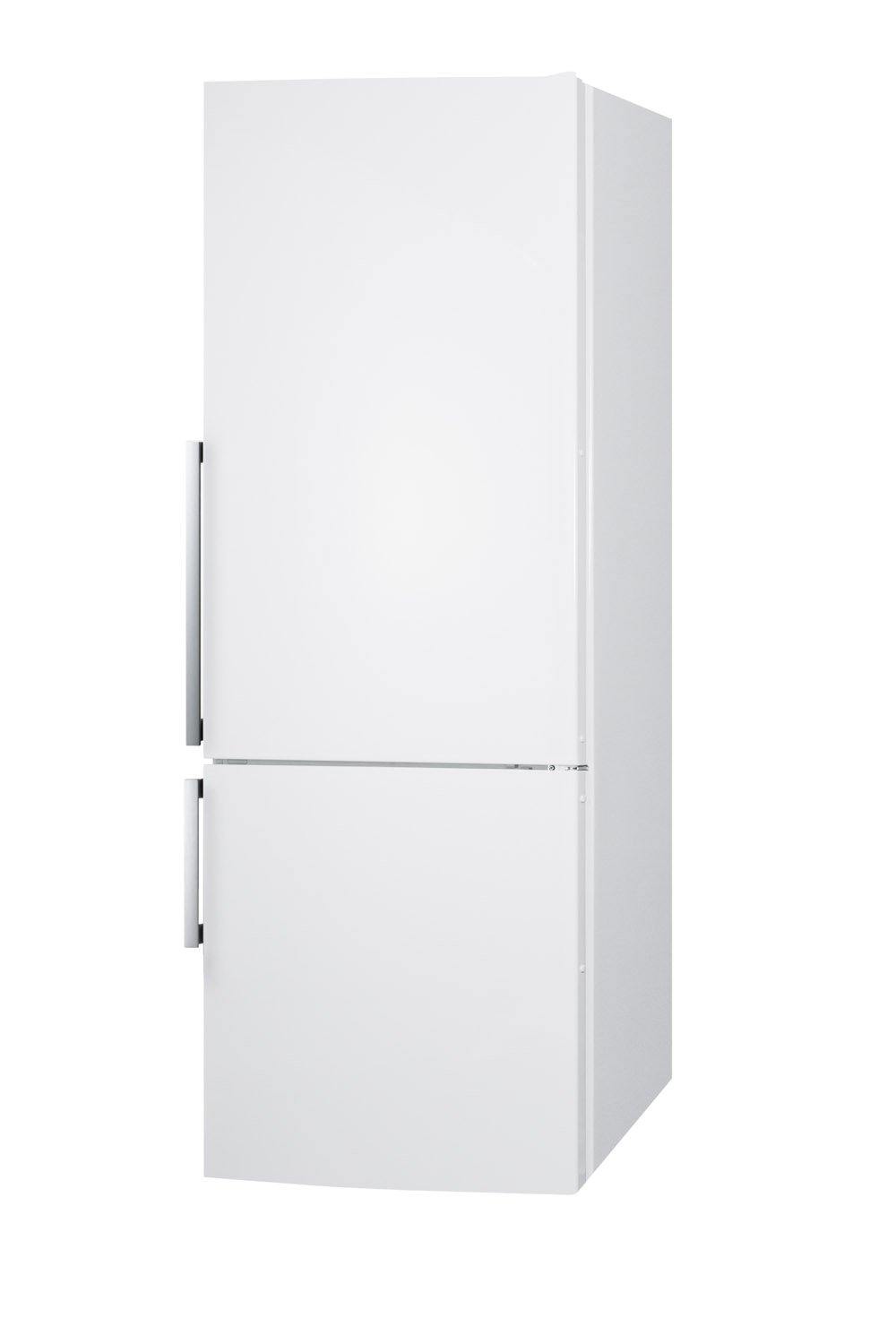 SUMMIT 28 in. Counter-Depth Bottom Freezer Refrigerator in White (FFBF281W)