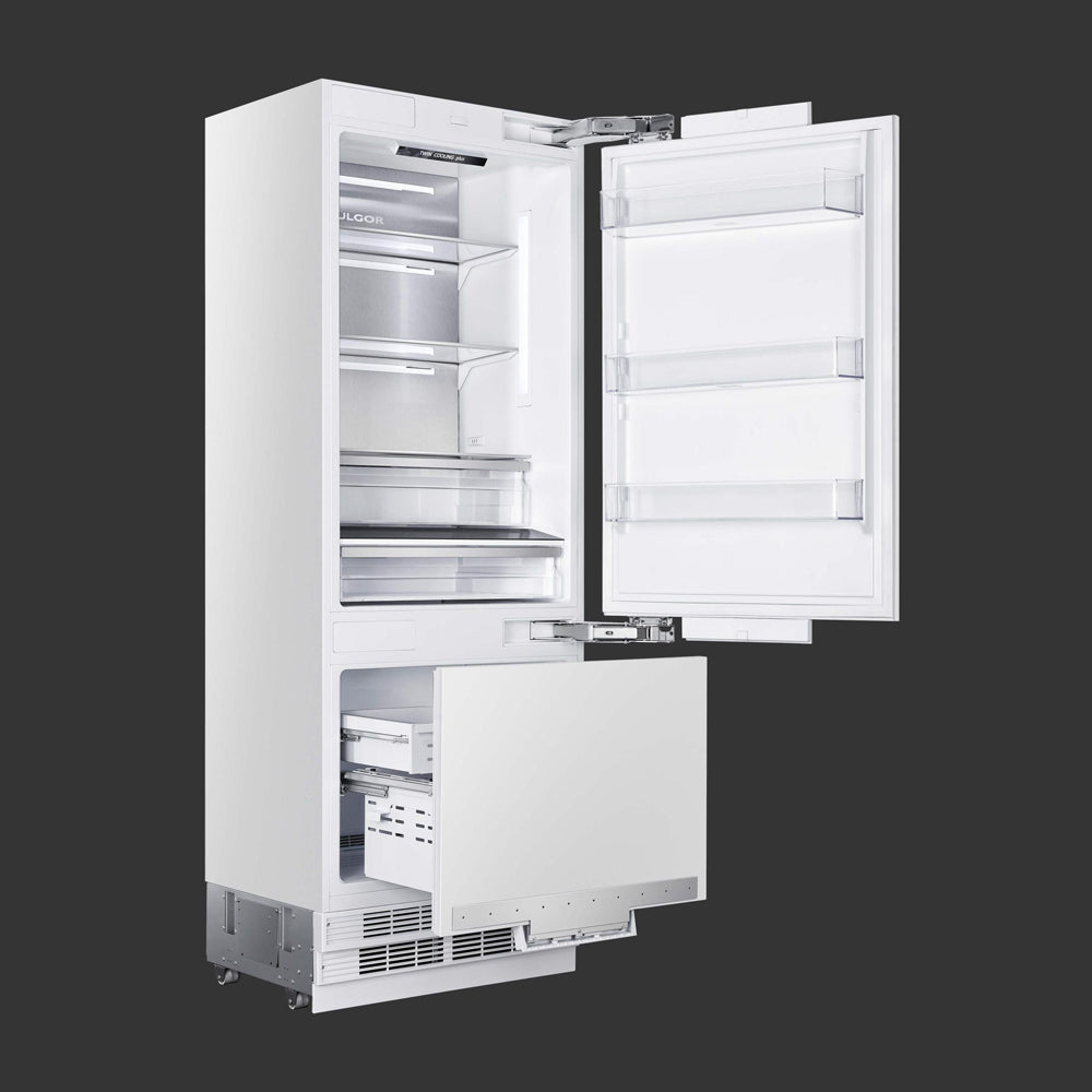 Fulgor Milano 30 in. 16 cu. ft. Counter Depth Panel Ready Built-In Refrigerator (FM4BM30FBI)