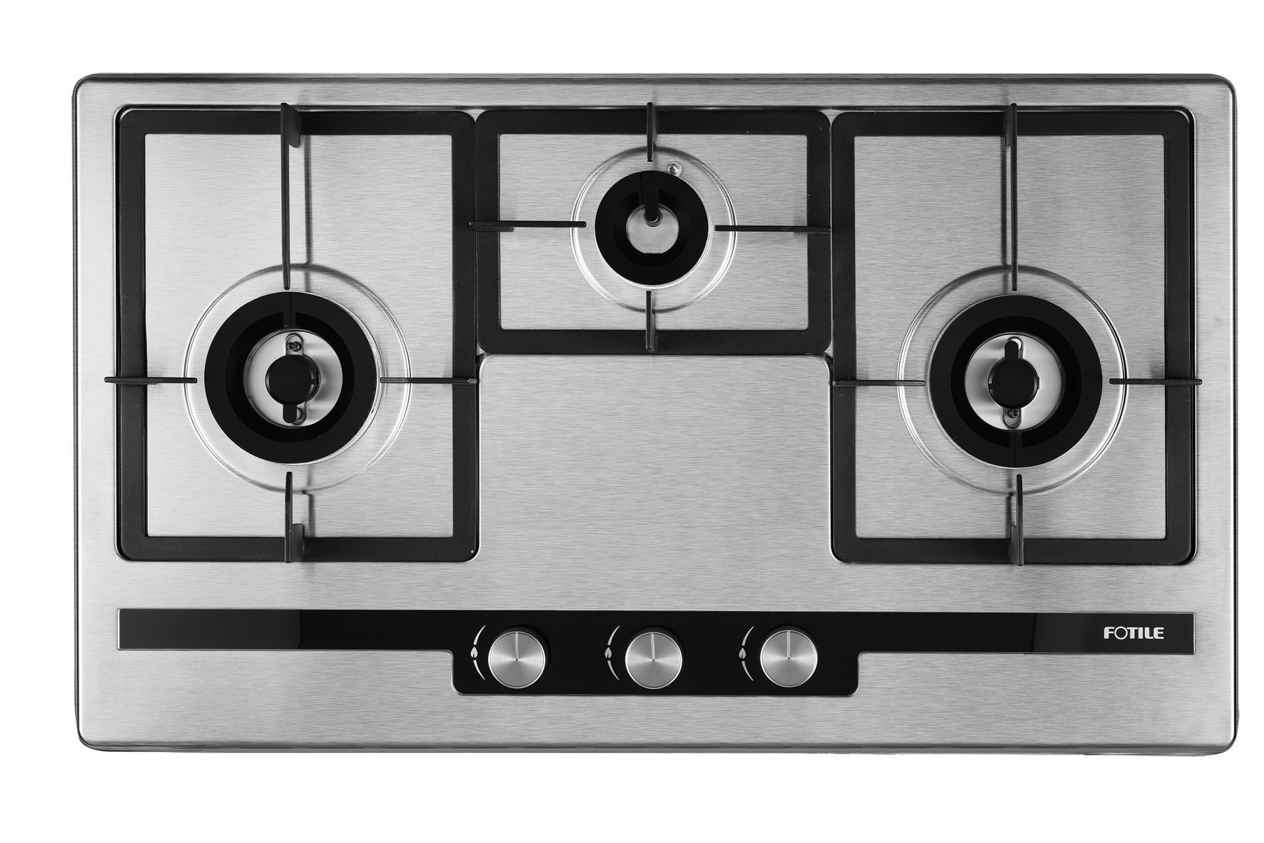 Fotile EPS Series 31 in. Cooktop with 3 Sealed Burners in Stainless Steel (GAS78307)