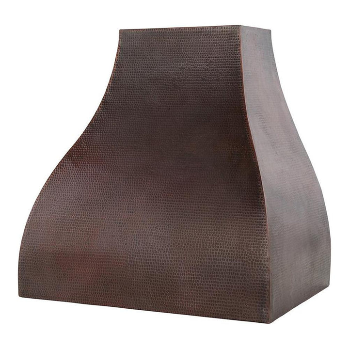 Premier Copper 36 in. Campana Wall Mounted Range Hood in Hammered Copper
