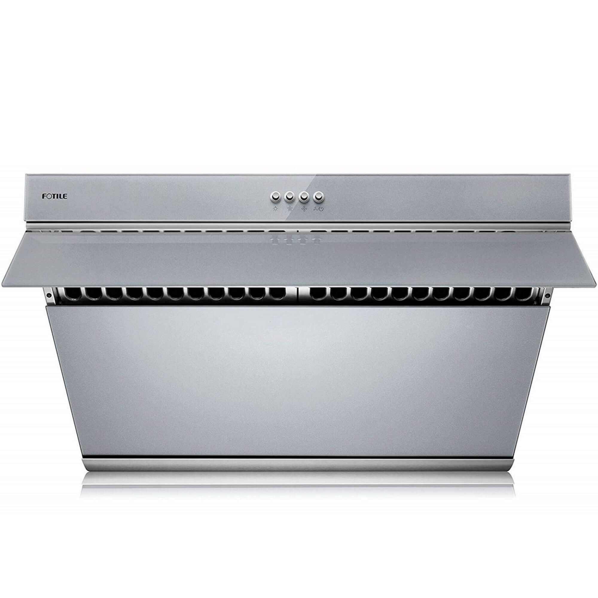 Fotile Slant Vent Series 30 in. 850 CFM Wall Mount Range Hood with Push Buttons and Color Options (JQG7522)