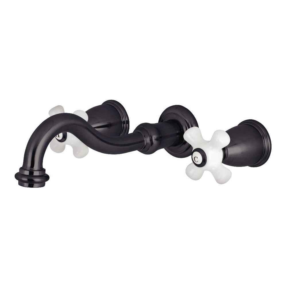 Kingston Brass Restoration Two-Handle Wall Mount Tub Faucet