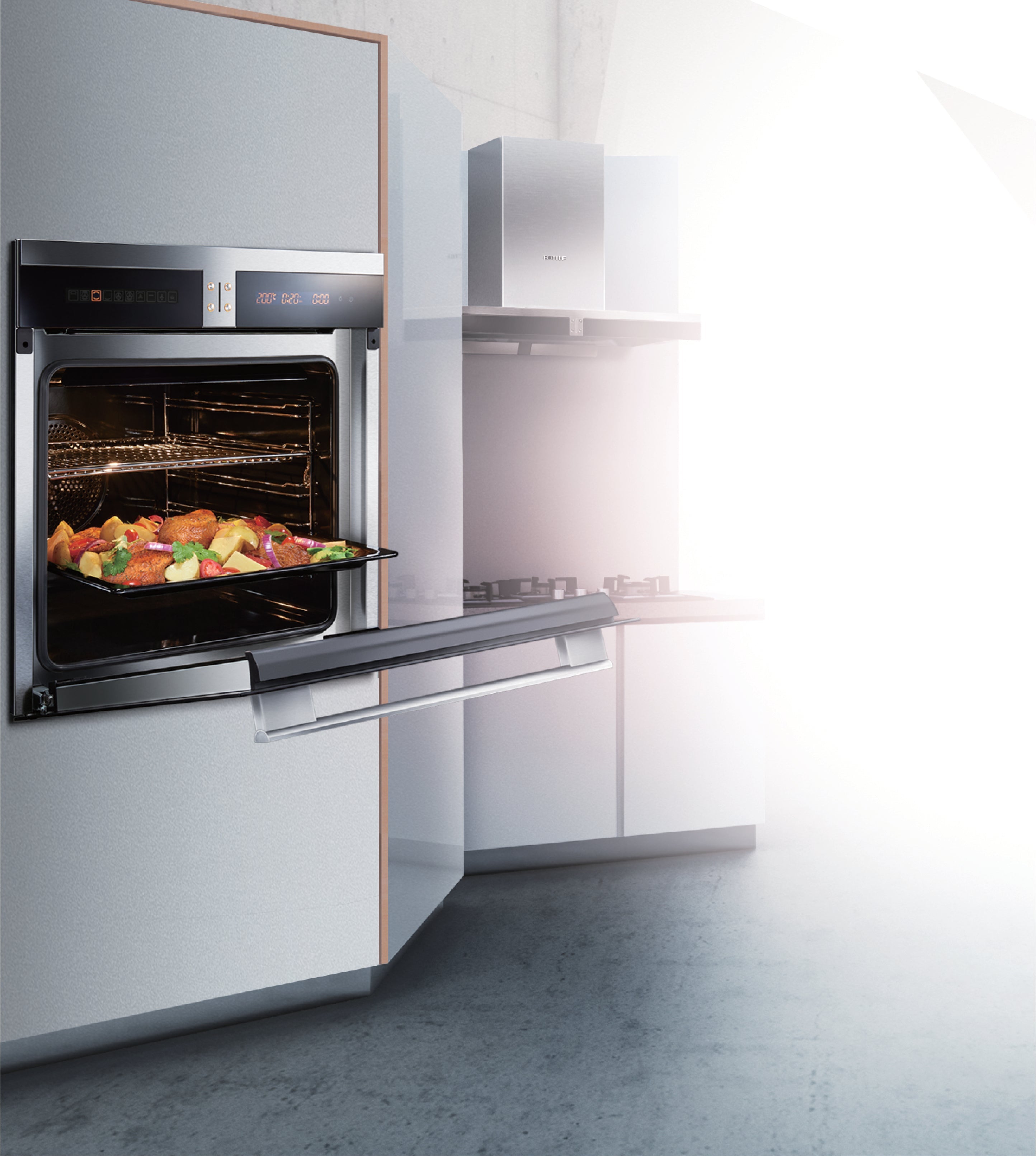 Fotile 24 in. Convection Built-In Electric Wall Oven in Stainless Steel (KSS7002A)