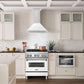 ZLINE 30 in. Stainless Steel Range Hood with Stainless Steel Handle and Colored Shell Options (KB4STX-30) 