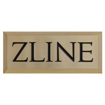 ZLINE Autograph Edition Badge Sample in Champagne Bronze 