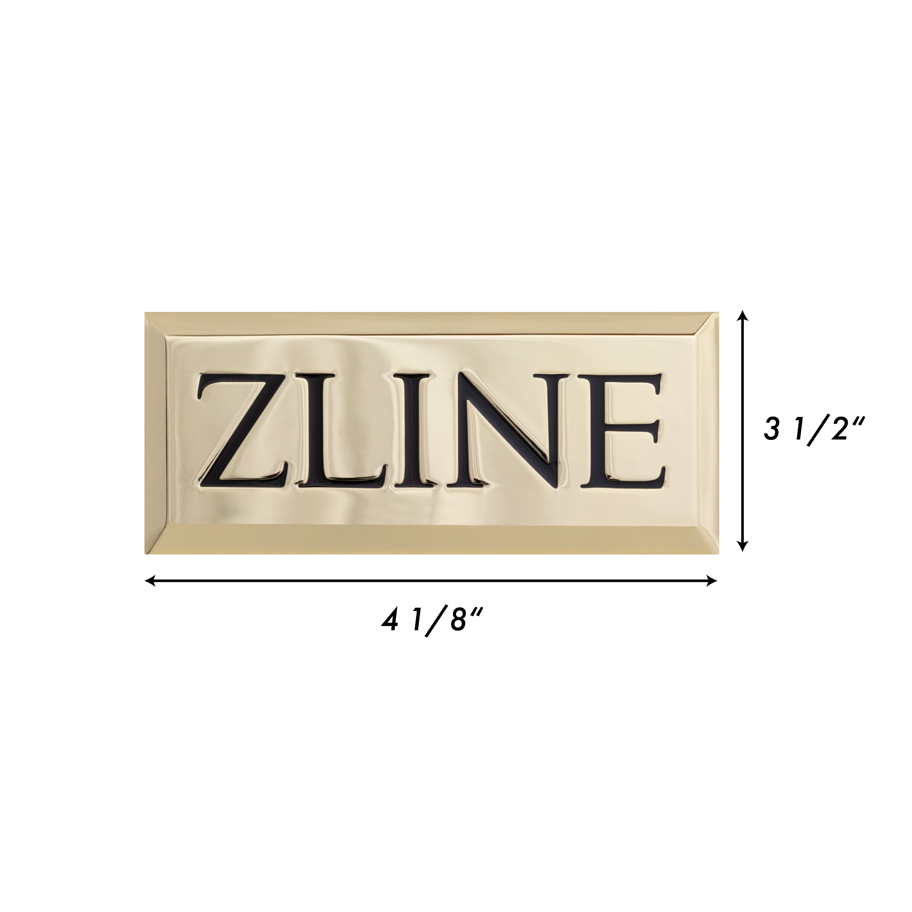 ZLINE Autograph Edition Badge Sample in Polished Gold