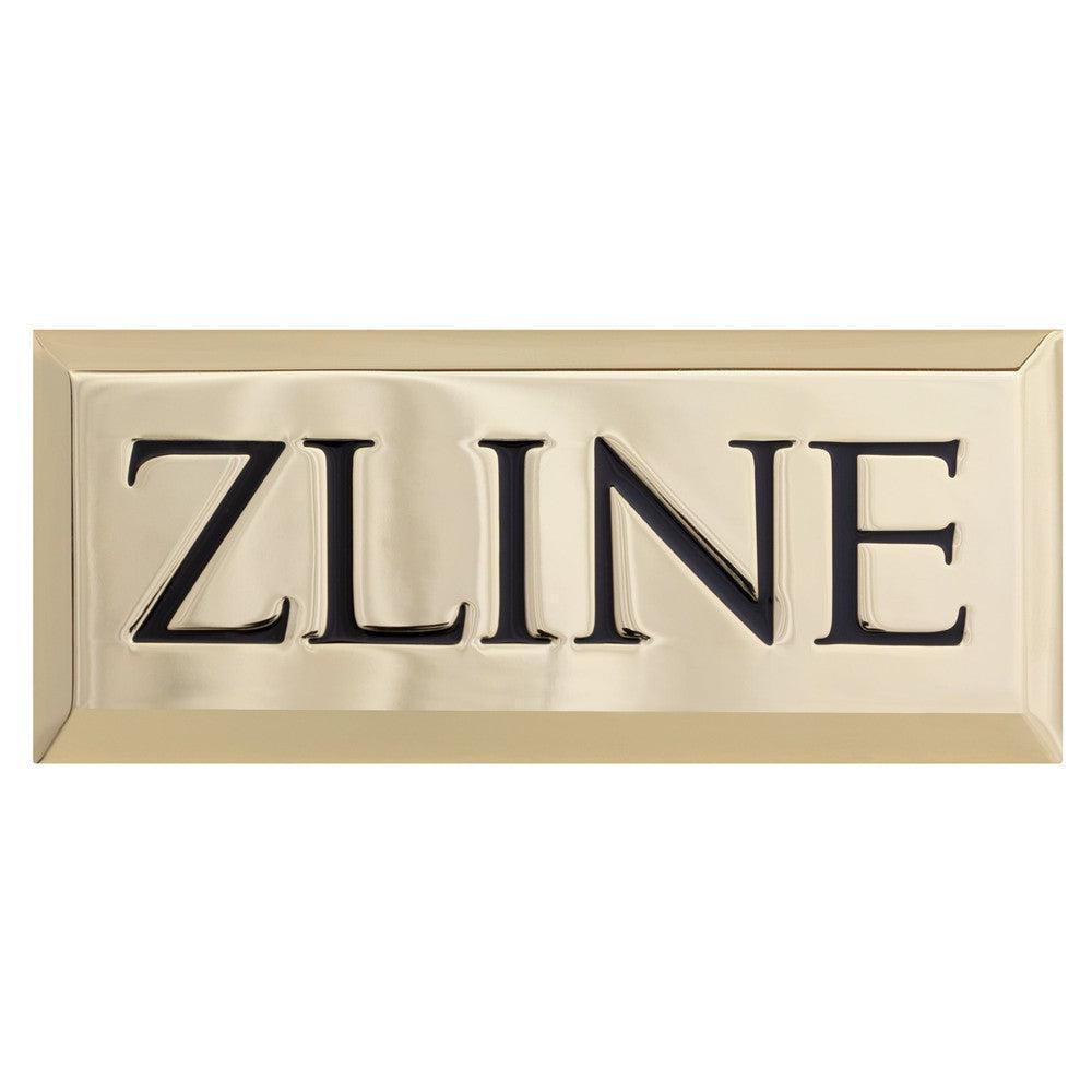 ZLINE Autograph Edition Badge Sample in Polished Gold 