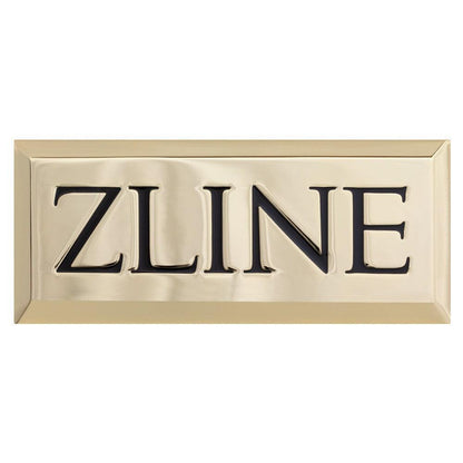 ZLINE Autograph Edition Badge Sample in Polished Gold 
