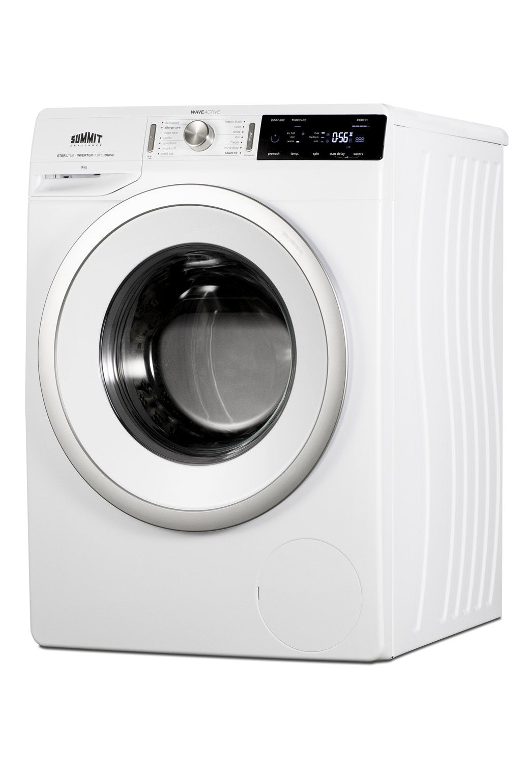 SUMMIT 24 in. 208-240V Front-Loading Washer (SLW241W)