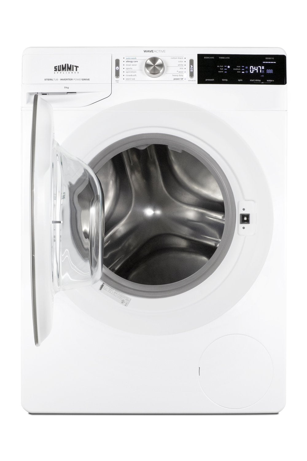 SUMMIT 24 in. 208-240V Front-Loading Washer (SLW241W)