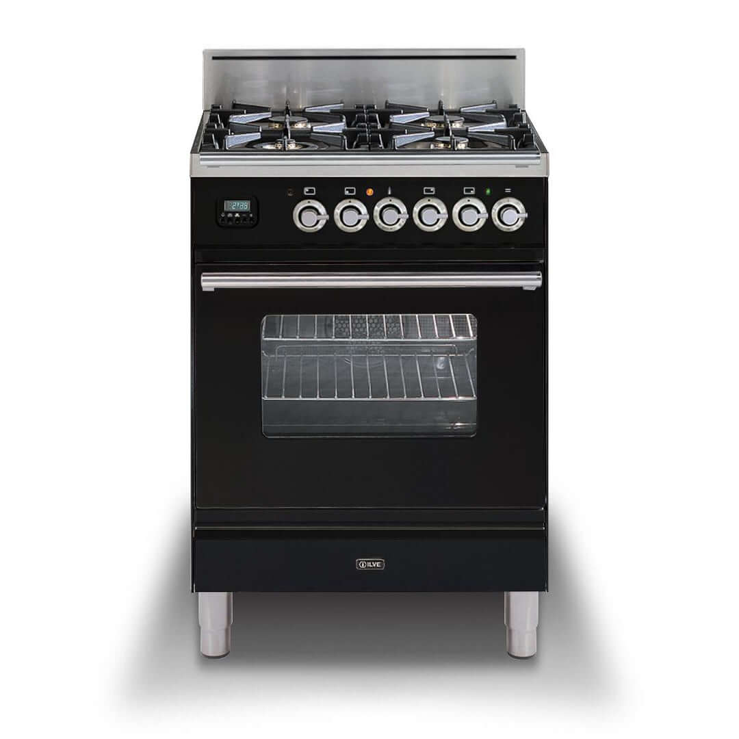ILVE 24 in. Professional Plus Series Freestanding All Gas Range with Color and Gas Options (UPW60DV)