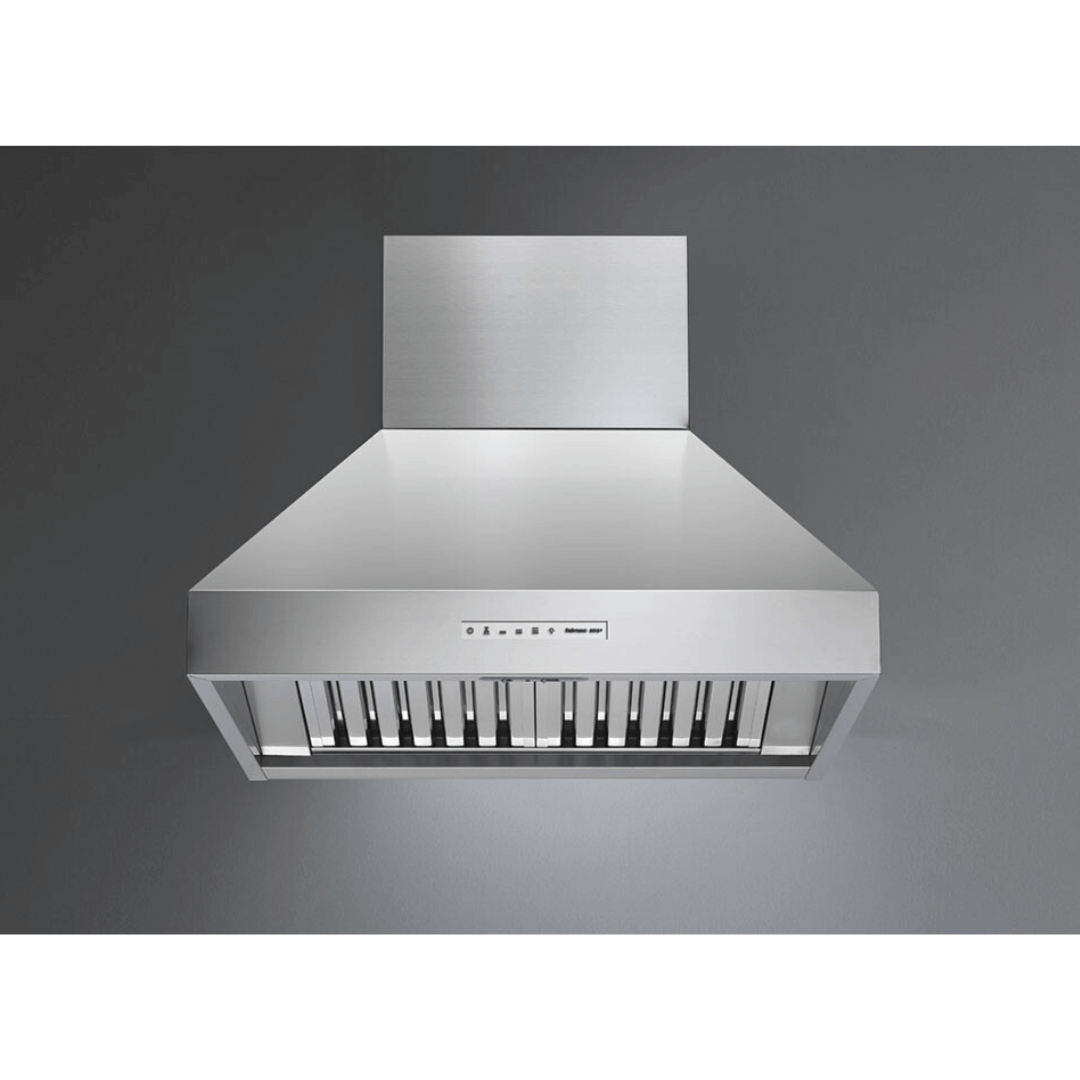 Falmec Pyramid NRS 600 CFM Wall Mount Range Hood in Stainless Steel with Size Options (FNPYR)