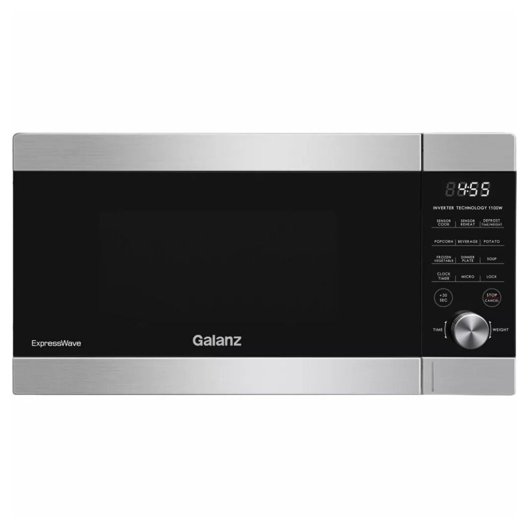 Galanz 1.3 Cu. Ft. ExpressWave Counter-top Microwave in Stainless Steel (GEWWD13S1SV11)