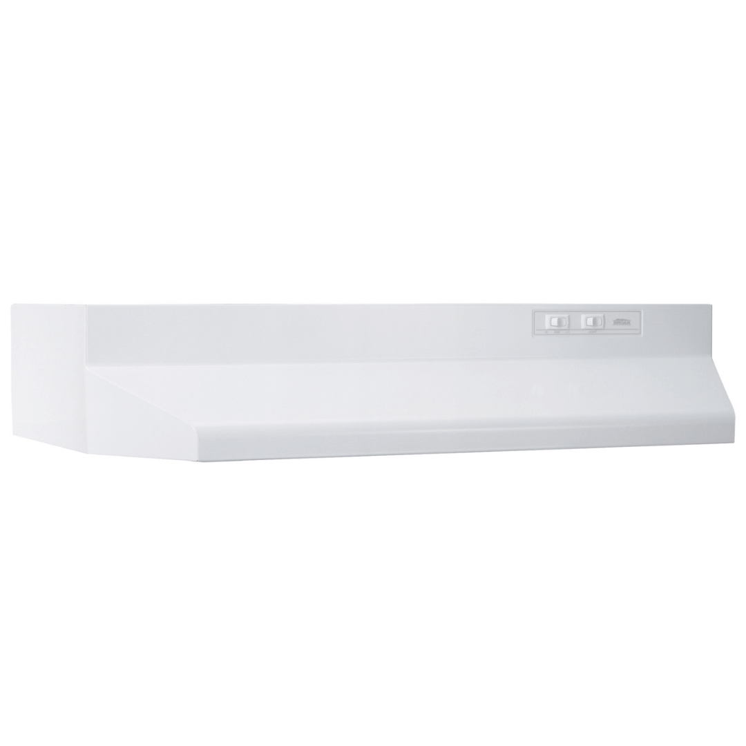 Broan-NuTone, LLC 40000 Series 30-In. Under-Cabinet Range Hood with Light in Monochromatic White (403001)