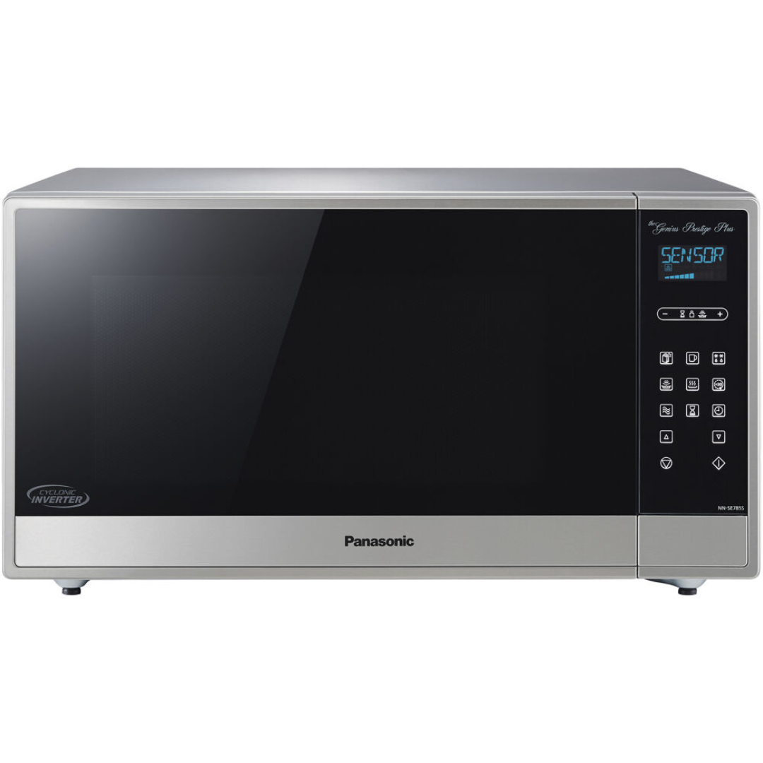 Panasonic 1.6 cu. Ft. Built-In/Countertop Cyclonic Wave Microwave Oven with Inverter Technology in Fingerprint Resistant Stainless Steel (NN-SE785S)