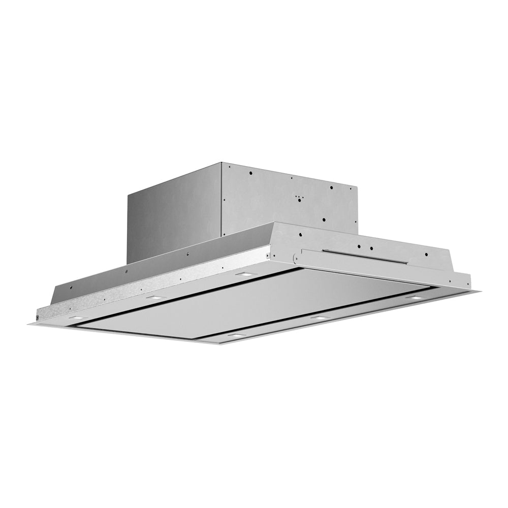 Forté Vertice Recessed Ceiling Mount Hood with 600 CFM in Stainless Steel