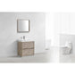 KubeBath 30 in. Freestanding Single Sink Modern Bathroom Vanity with Color Options (FMB30) 