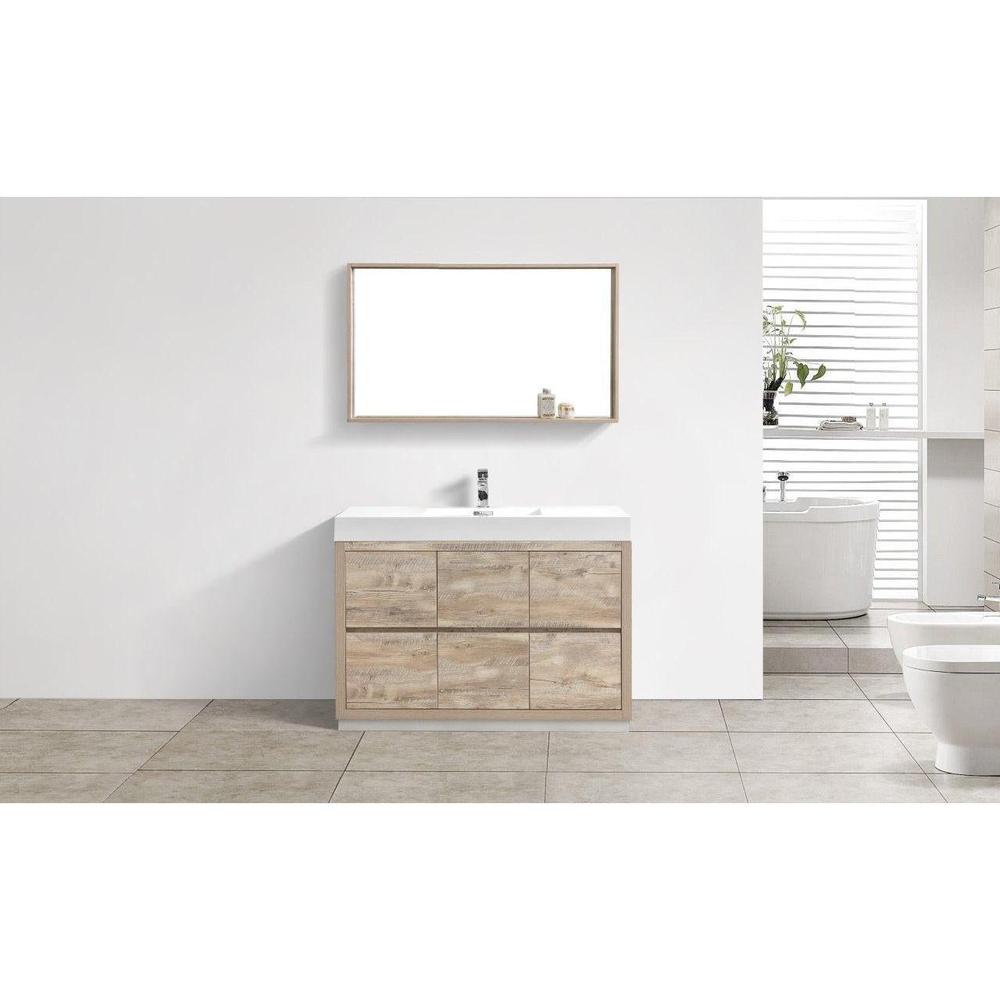 KubeBath Bliss 48 in. Freestanding Single Sink Modern Bathroom Vanity 