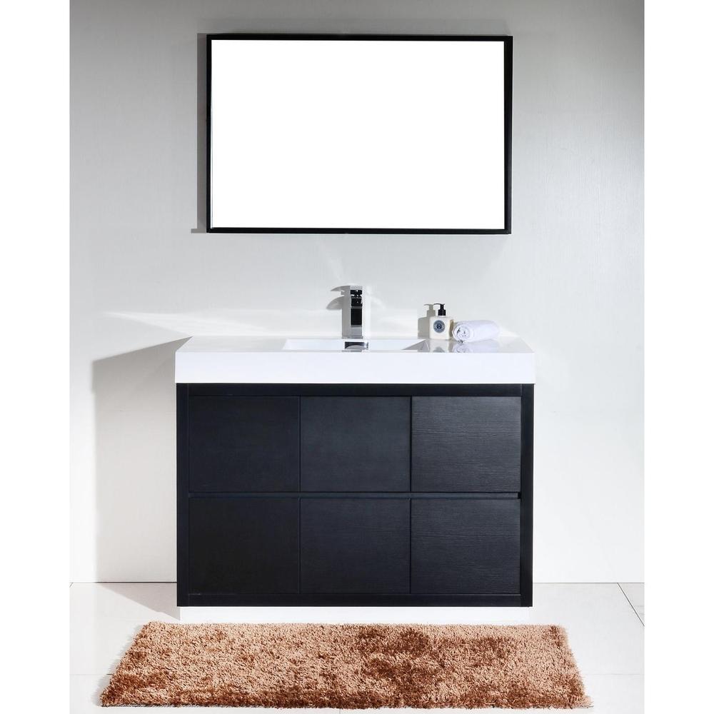 KubeBath Bliss 48 in. Freestanding Single Sink Modern Bathroom Vanity 