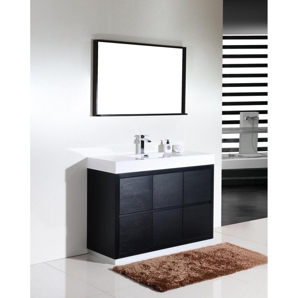 KubeBath Bliss 48 in. Freestanding Single Sink Modern Bathroom Vanity 
