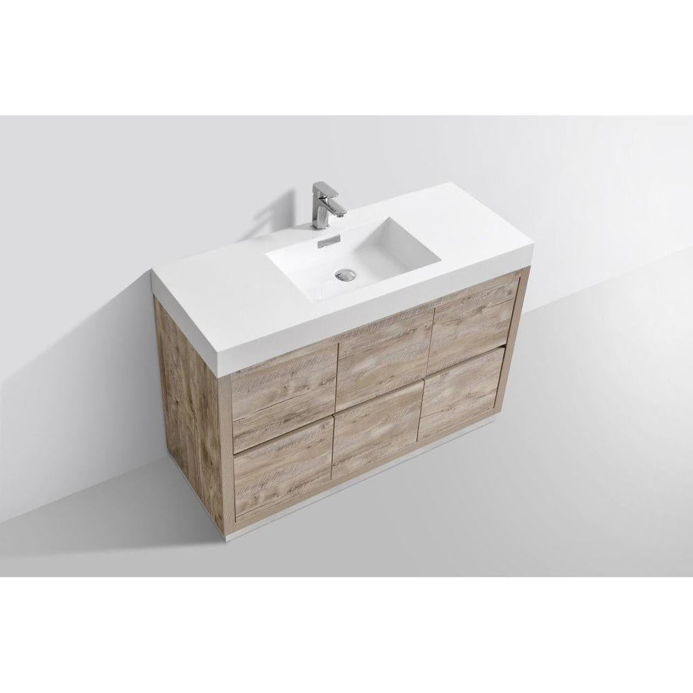 KubeBath Bliss 48 in. Freestanding Single Sink Modern Bathroom Vanity 