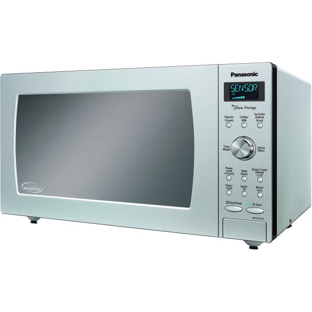 Panasonic 1.6 cu. ft. 1250W Built-In / Countertop Cyclonic Wave Microwave Oven with Inverter Technology in Stainless Steel (NN-SD775S)